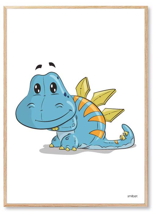 Barnposters Dino Barntavlor Barnposters Dino Barntavlor