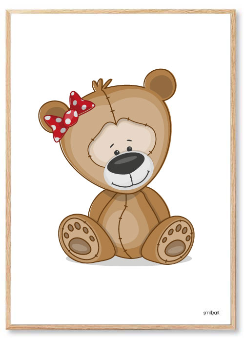 Barnposter-Groda-Teddi Barnposter-Groda-Teddi