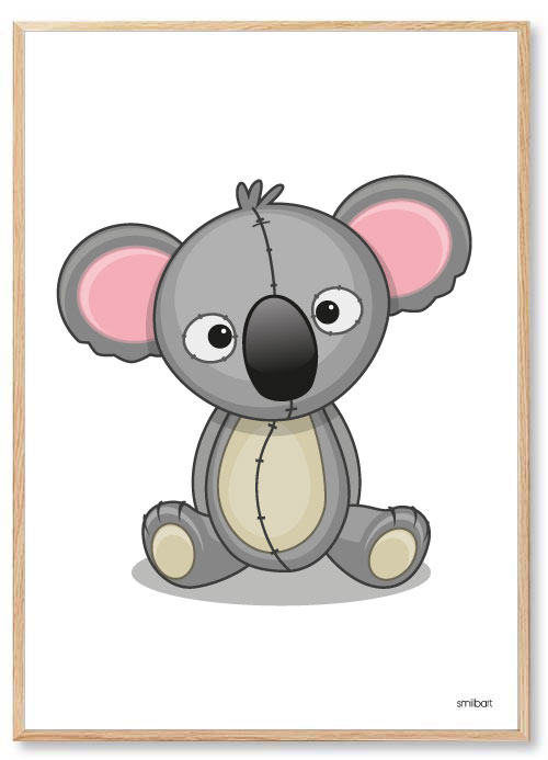 Barnposter-Koala-Barntavlor
