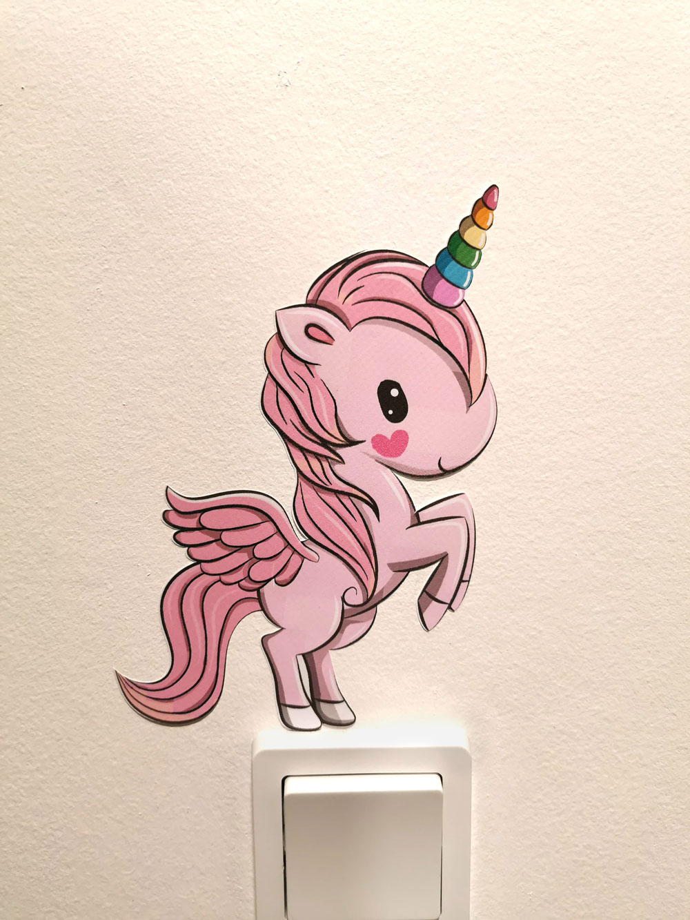 Enhörning Wallsticker